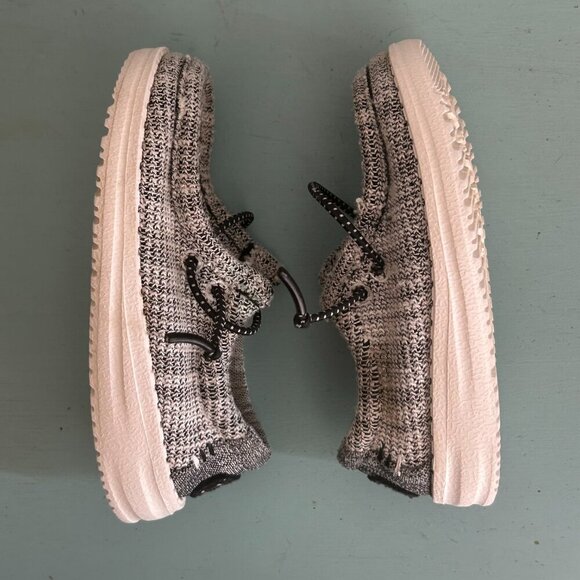 HEY DUDE Toddler Boys Wally Loafers Slip On Shoes Size 7 Stretch Slip On Sneaker - Picture 6 of 8